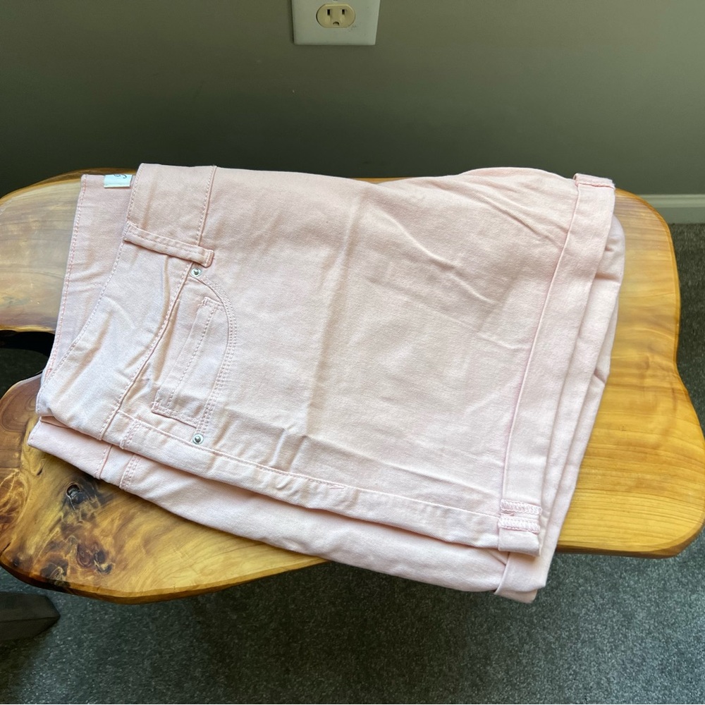 Royalty For Me Blush Pink Denim Shorts